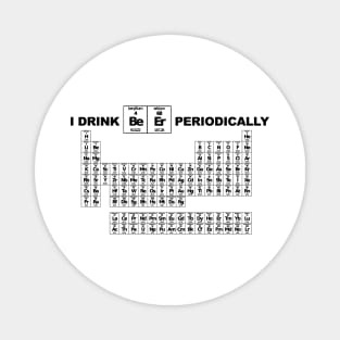 Beer Drinkers Periodic Table Magnet